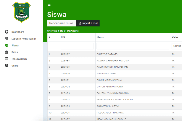 Manajemen Sistem Sekolah